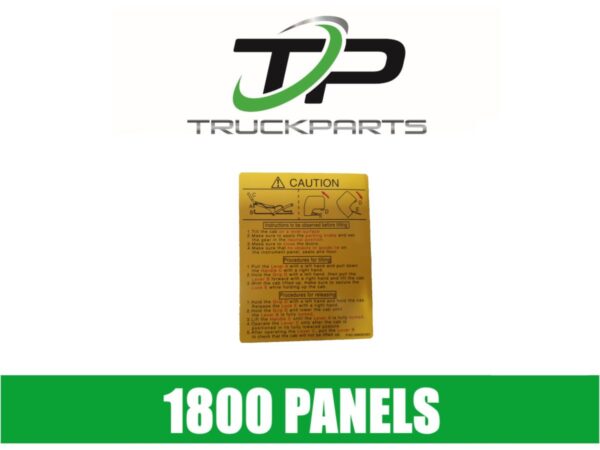 TILT CAB DECAL