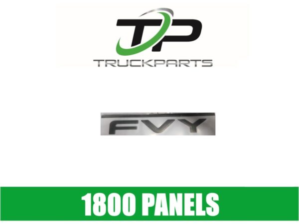 FRONT PANEL DECAL "FVY"