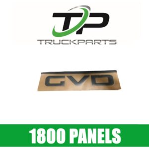 FRONT PANEL DECAL "GVD"