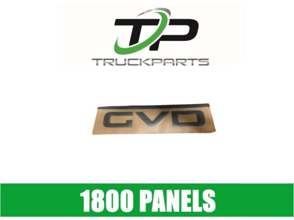 FRONT PANEL DECAL "GVD"