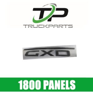 FRONT PANEL DECAL "GXD"