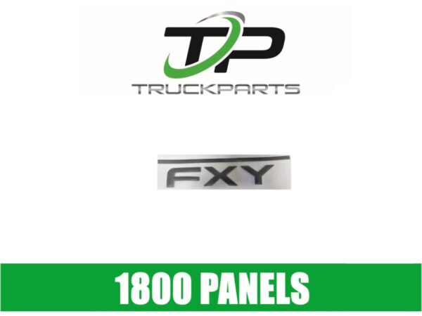 FRONT PANEL DECAL "FXY"
