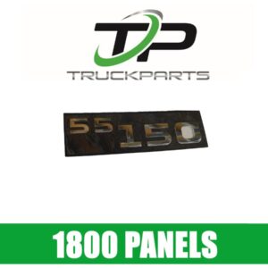 DOOR BADGE "55/150" CHROME
