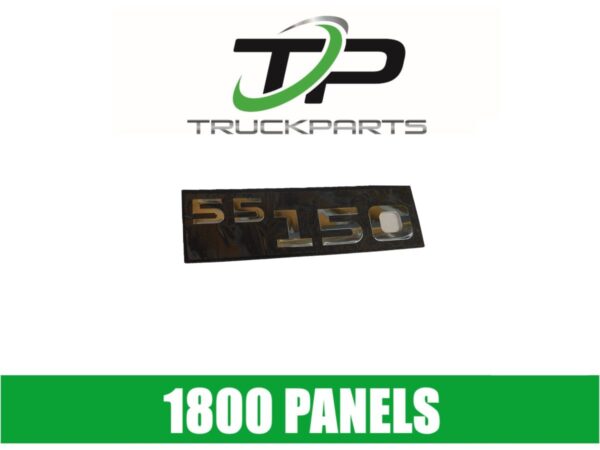 DOOR BADGE "55/150" CHROME