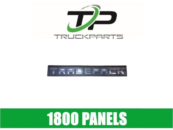 FRONT PANEL BADGE "TRADEPACK"