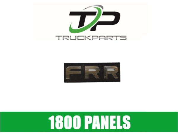 FRONT PANEL BADGE "FRR"