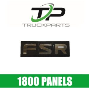 FRONT PANEL BADGE "FSR"