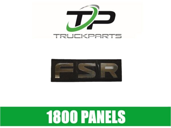 FRONT PANEL BADGE "FSR"