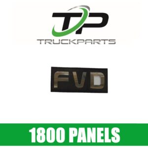 FRONT PANEL BADGE "FVD"