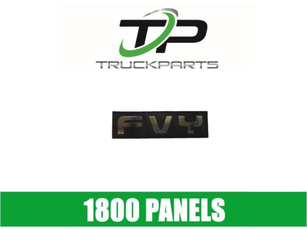 FRONT PANEL BADGE "FVY"
