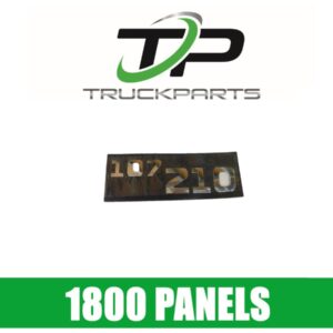 DOOR BADGE "107/210" CHROME