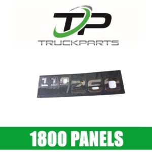 DOOR BADGE "110/260" CHROME