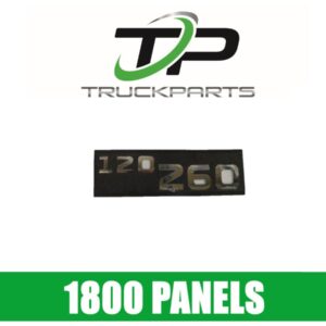 DOOR BADGE "120/260" CHROME