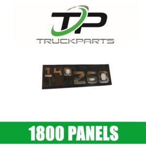 DOOR BADGE "140/260" CHROME