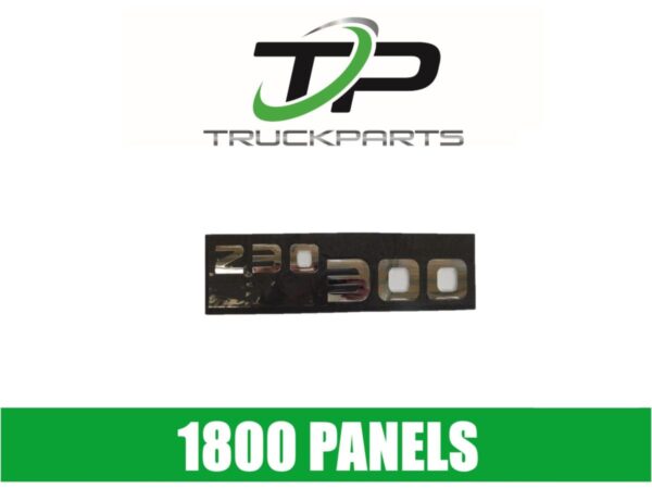 DOOR BADGE "230/300" CHROME