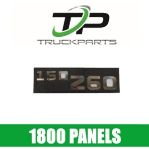 DOOR BADGE "150/260" CHROME