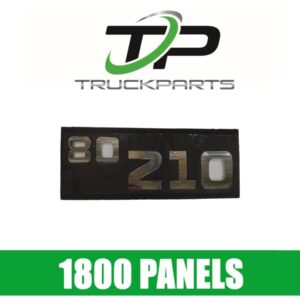 DOOR BADGE "80/210" CHROME