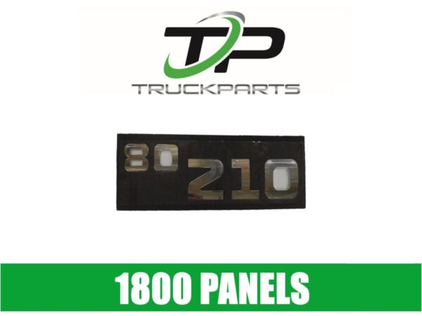 DOOR BADGE "80/210" CHROME
