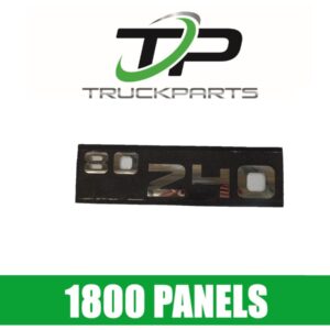 DOOR BADGE "80/240" CHROME