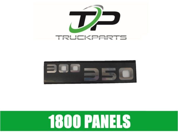 DOOR BADGE "300/350" CHROME